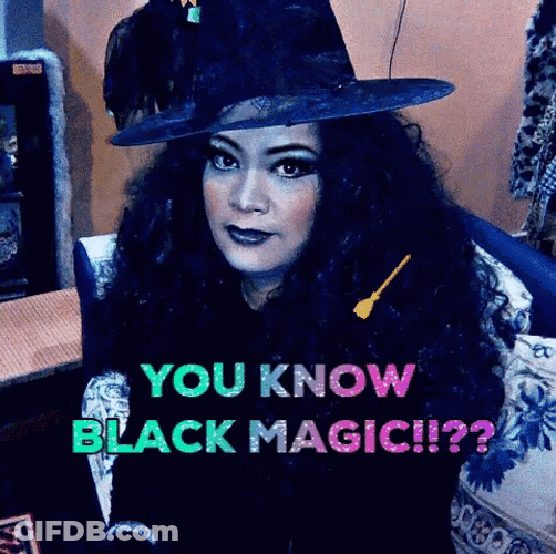 Black Magic Pretty Witch Meme GIF