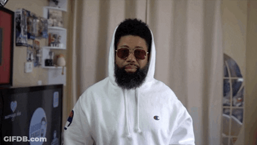 Black Man Blackout Power Outage GIF