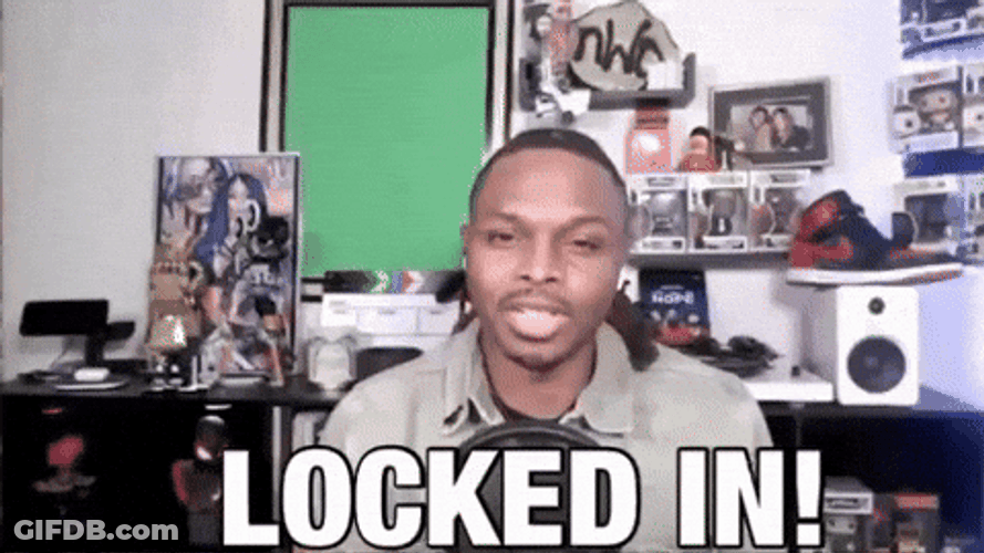 Black Man Locked In GIF