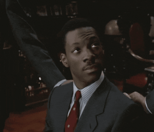 Black Man Looking Blank Stare GIF