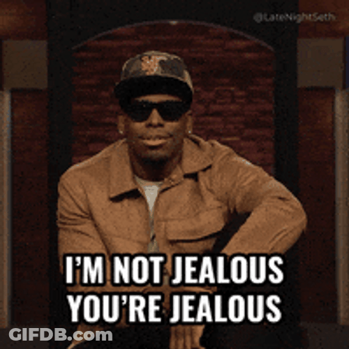 Black Man Not Jealous GIF