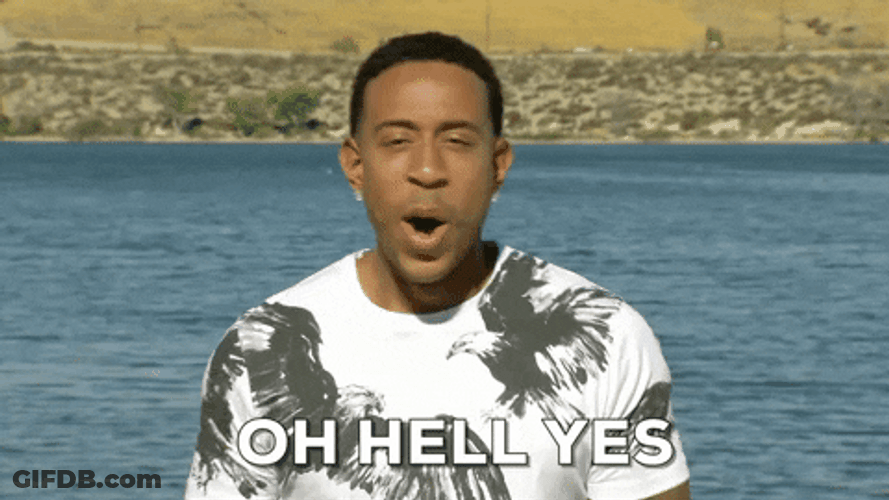 Black Man Oh Hell Yes GIF