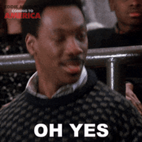 Black Man Oh Yes GIF