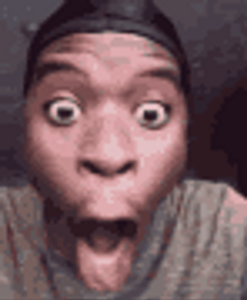 Black Man Pog Funny Reaction GIF