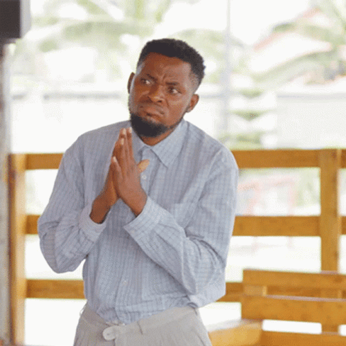 Black Man Prayer Praying Hands GIF