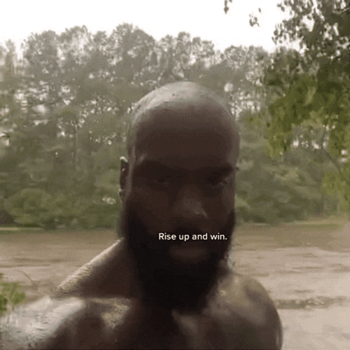 Black Man Screaming Black Man Screaming Under Rain GIF