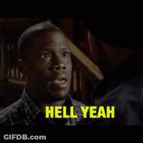 Black Man Worried Hell Yes GIF