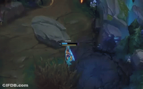 Black Monster With Blue Tear GIF