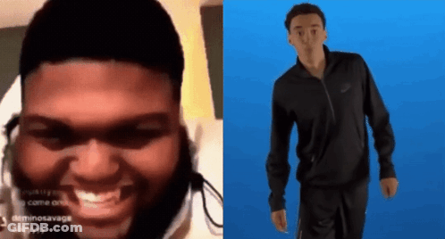 Black Nike Jacket Man Next To Another Man GIF