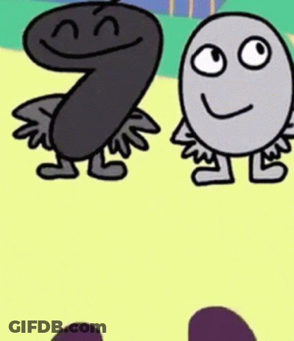 Black Number 7 And Gray Number 20 On Yellow Surface GIF