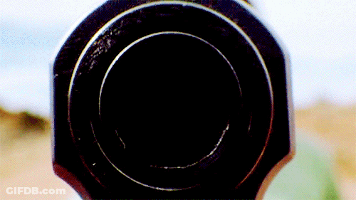 Black Object With White Ring GIF