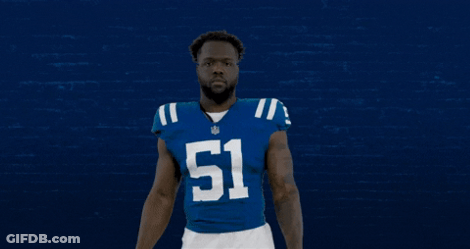 Black Panther Darius Leonard X Arms GIF
