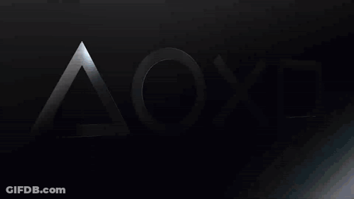 Black PlayStation With Letters AO GIF