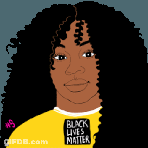 Black Power Black Lives Matter Sticker GIF