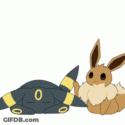 Black Rabbit With Yellow Stripe GIF