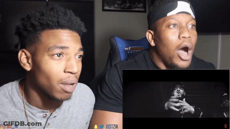 Black Reaction Video Cold GIF