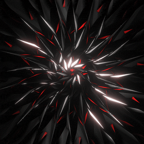 Black Red Mechanical Loop GIF