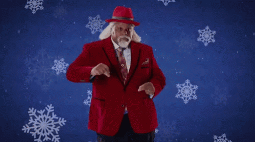Black Santa Dancing GIF
