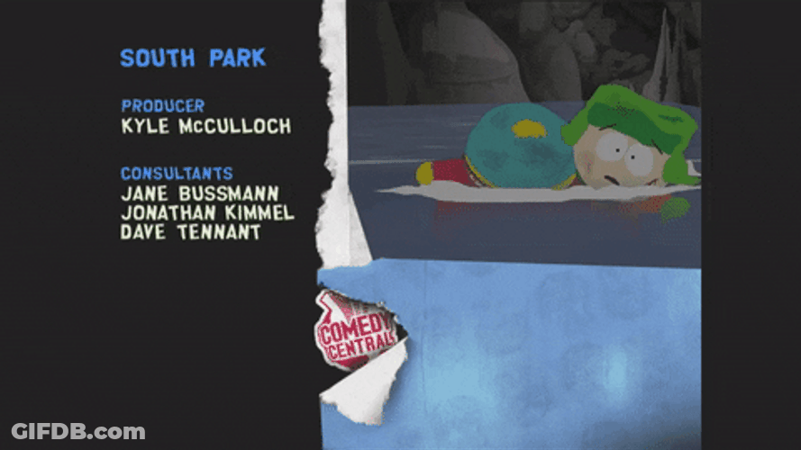 Black Screen Southpark Outro GIF