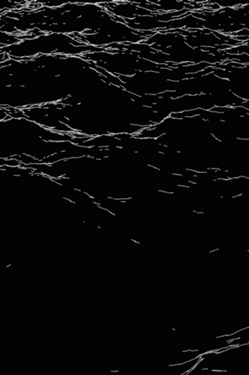 Black Sea Waves Art GIF