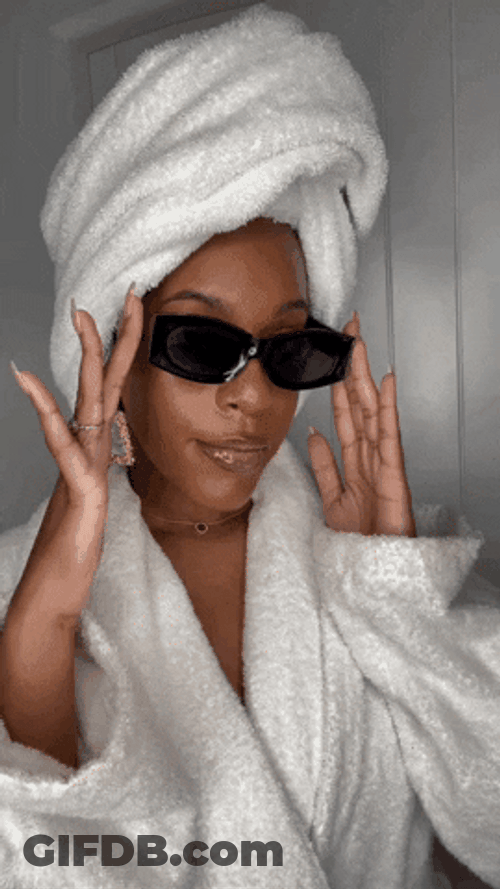 Black Shade Boujie Robe GIF
