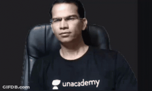 Black Shirt Man Aukat Bhul Gya Unacademy Apni GIF