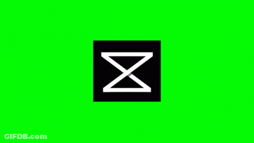 Black Square With White X On Green Background GIF