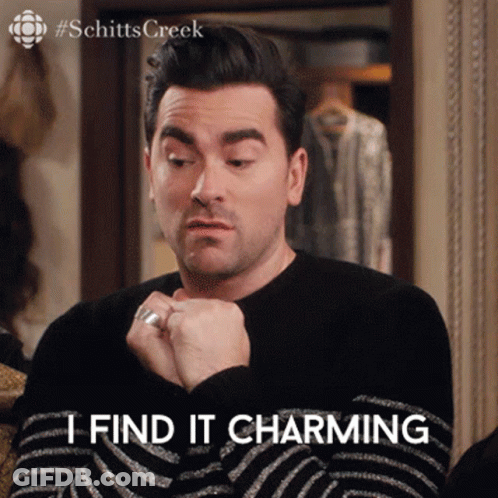 Black Striped Sweater Man I Find It Charming GIF