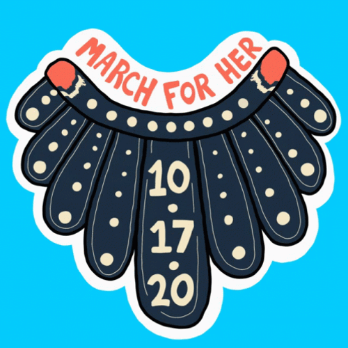 Black Supreme March For Her GIF