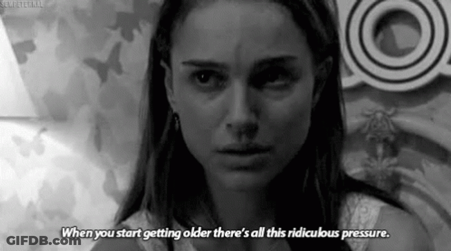 Black Swan When You Start Getting Older GIF