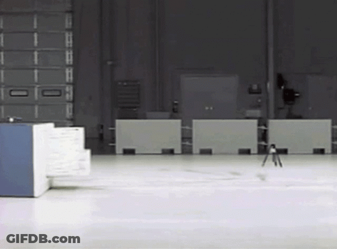 Black Van Crash Simulation GIF
