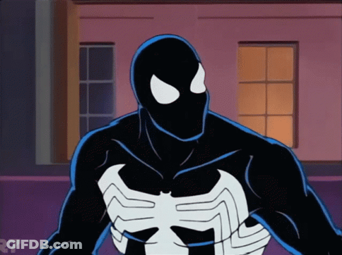 Black Venom Spider Man Meme GIF