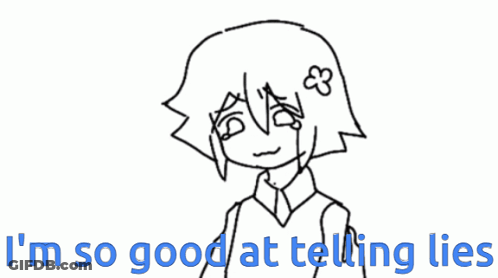 Black White Boy I'm So Good Telling Lies GIF