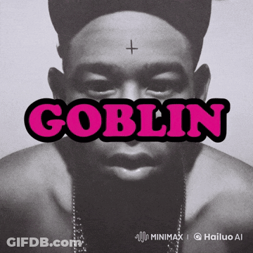 Black White Man With Cross On Forehead Goblin GIF