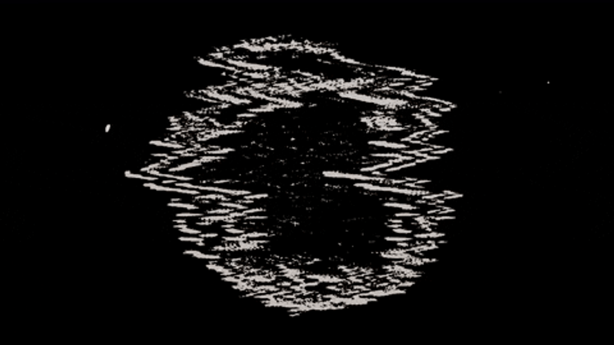 Black White Noise Art GIF