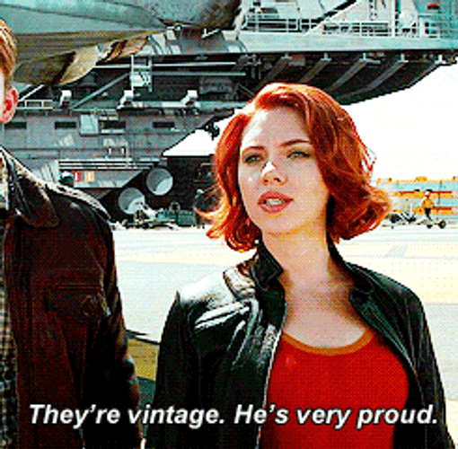 Black Widow He's Very Proud GIF