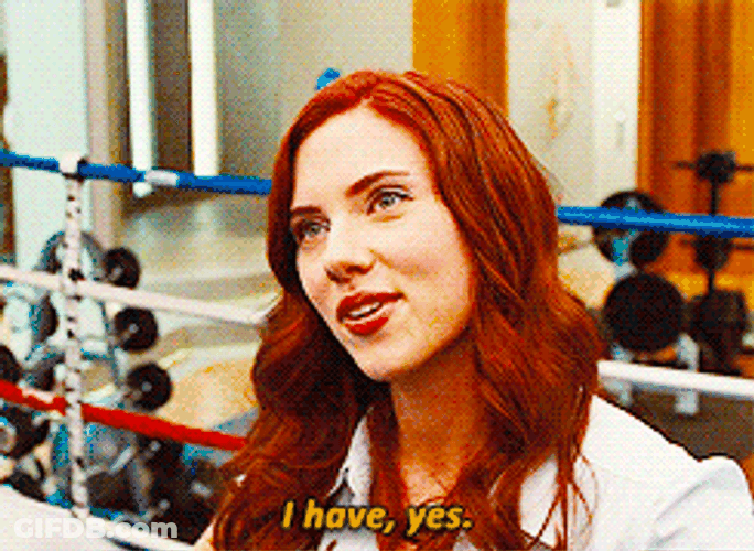Black Widow I Have Yes GIF