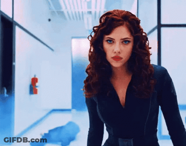 Black Widow Is Coming GIF