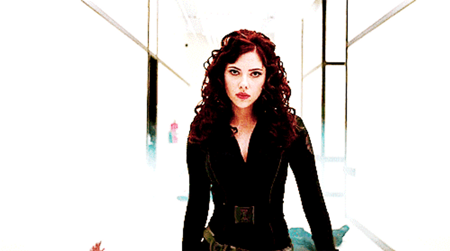 Black Widow Pepper Spray GIF