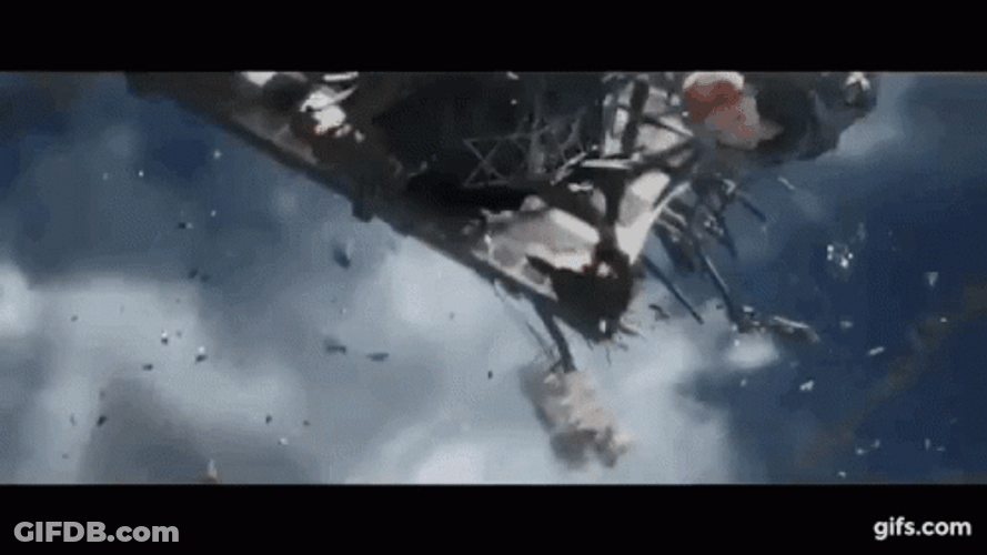 Black Widow Sky Dive GIF