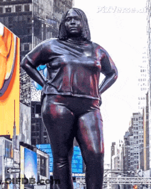 Black Woman Fat GIF