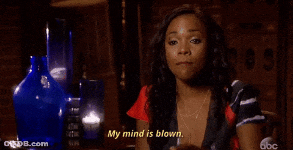 Black Woman Mindblown GIF