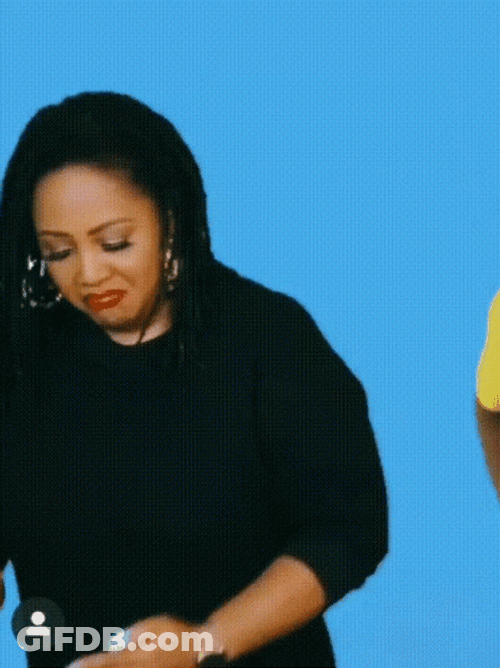Black Woman Robot Dance GIF