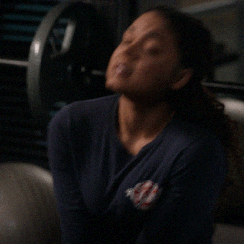 Black Woman Says Im Tired Exercising GIF