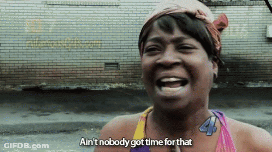 Black Woman Shaking Her Head Get Somebody Else To Do It GIF