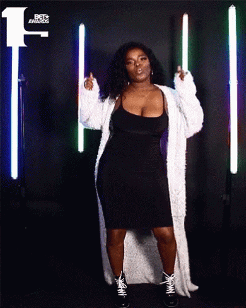 Black Woman Twerking While Dancing Milly Rock GIF