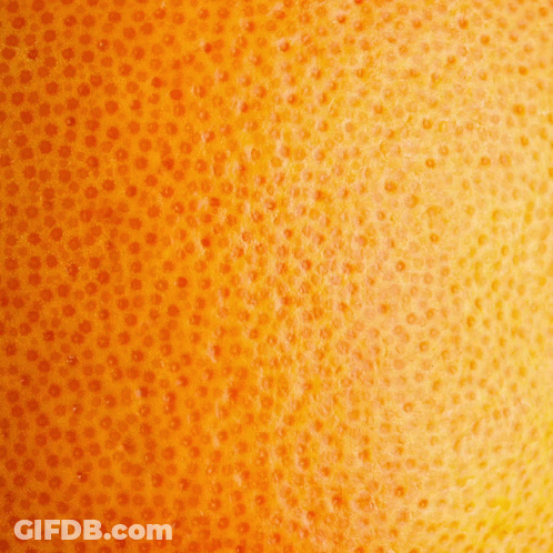 Blackberry With Googly Eyes On Orange GIF