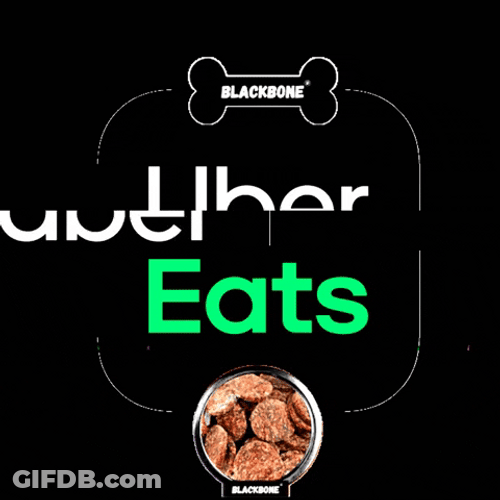 Blackbone Uber Eats Graphic Design GIF