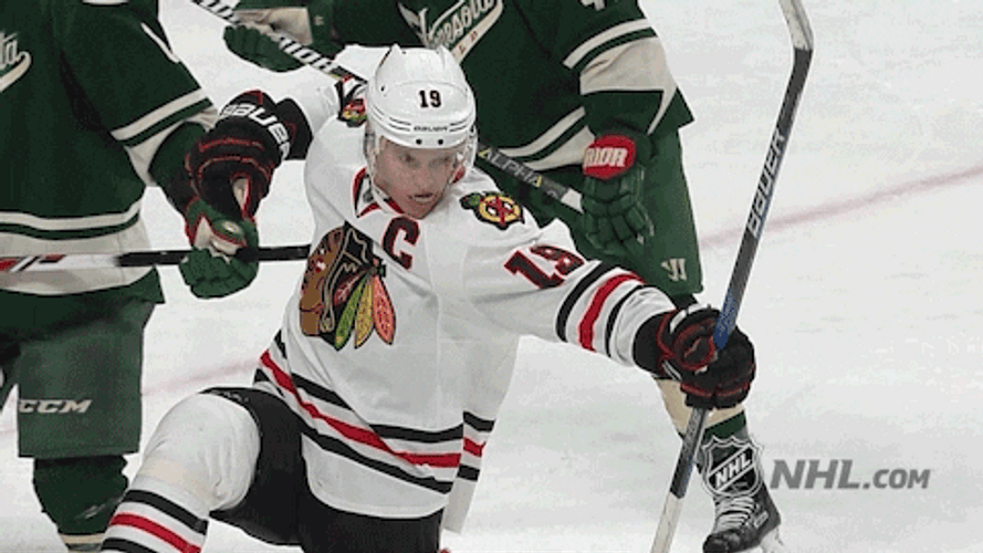 Blackhawks NHL Fist Pump Celebration Score GIF