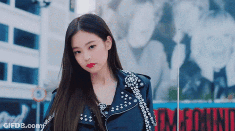 Blackpink Jennie Solo Staring GIF